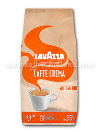 دانه قهوه لاوازا کافه کرما گوستوسو بسته 1 کیلوگرمی (Lavazza Caffe Crema Gustoso Coffee Beans 1 Kg)
