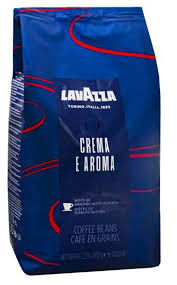 دانه قهوه لاوازا کرما آروما بلو (آبی) بسته 1 کیلوگرمی (Lavazza Crema E Aroma Blue Coffee Beans 1 Kg)