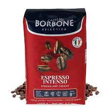 دانه قهوه بوربون اسپرسو اینتنسو قرمز بسته 1 کیلوگرمی (Borbone Espresso Intenso Coffee Beans Red 1 Kg)