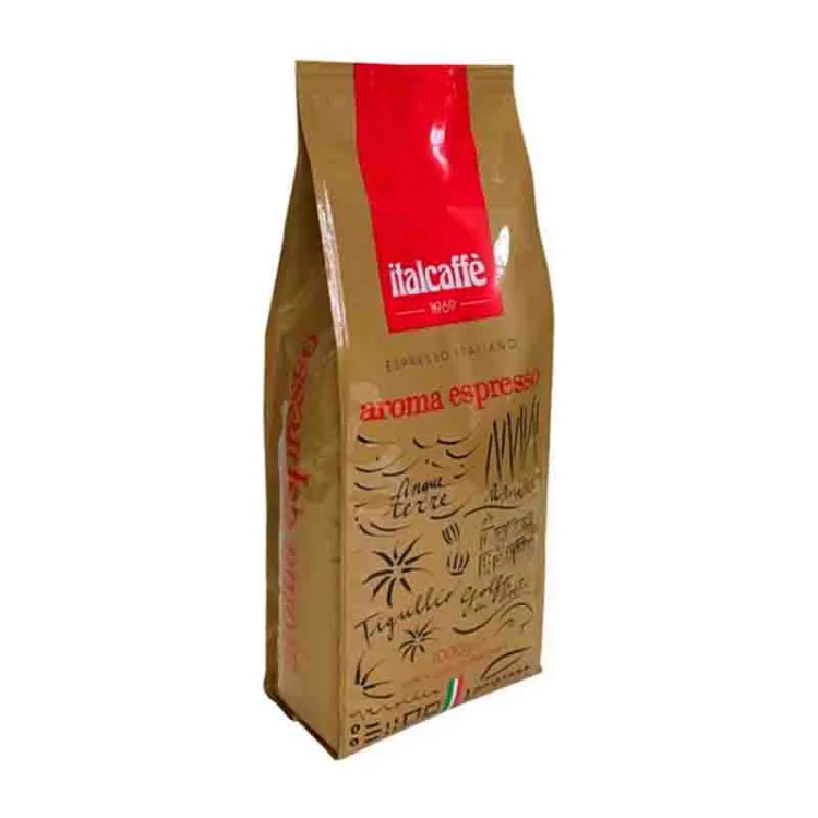 دانه قهوه ایتال کافی/ایتال کافه آروما اسپرسو بسته 1 کیلوگرمی (Italcaffe Aroma Espresso Coffee Beans 1 Kgr)