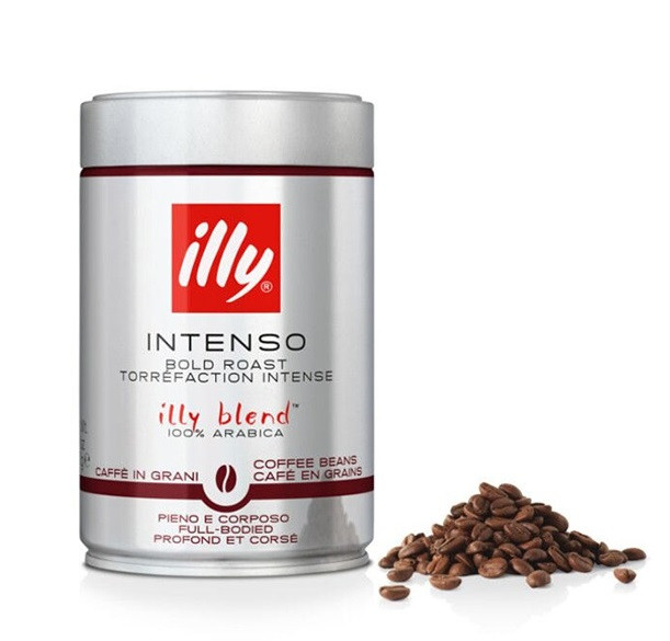 دان قهوه ایلی اینتنسو بولد رست قوطی فلزی 250 گرمی (Illy Intenso Bold Roast Coffee Bean Can 250 gr)