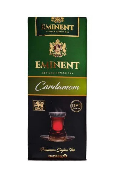 چای سیاه سیلان ممتاز سایز برگ OP1 با طعم هل امیننت پاکت مستطیلی بلند (سبز رنگ) 500 گرمی