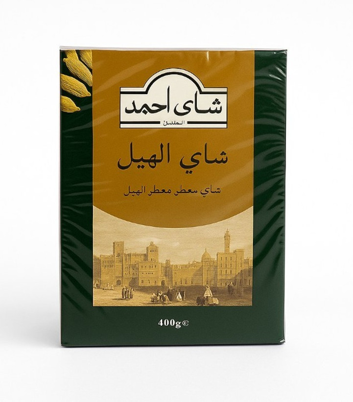 چای سیاه سیلان برگ شکسته با طعم هل احمد اصلی وارداتی پاکت مستطیلی کوچک (زرد رنگ) 500 گرمی