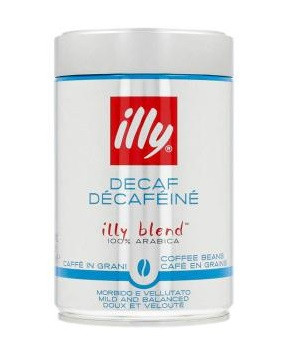 دان قهوه ایلی بدون کافئین (دک یا دیکاف) قوطی فلزی 250 گرمی (Illy (Decaffeinato-Decaf-Decafeine) Decaffeinated Coffee Bean Can 250 gr)