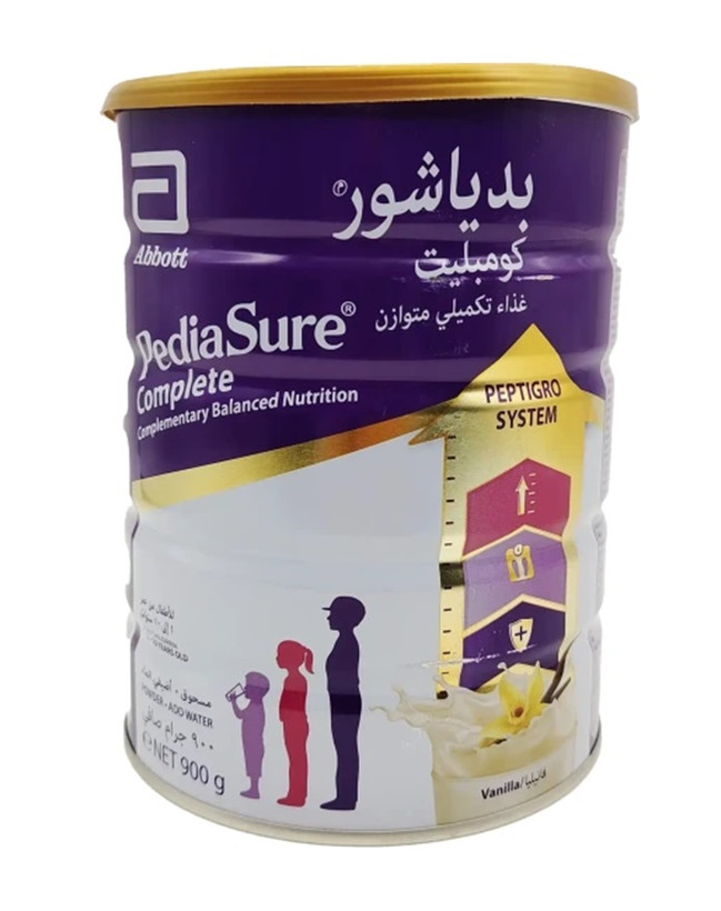 شیر خشک پدیاشور کامل/کامپلت/کومپلت وانیلی (بدیاشور کومبلیت فانیلیا) 900 گرمی قوطی بنفش