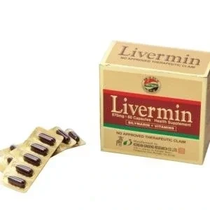کپسول مکمل تقویتی لیورمین Livermin حاوی سیلیمارین (عصاره خار مریم) پک 60 عددی (اورجینال)